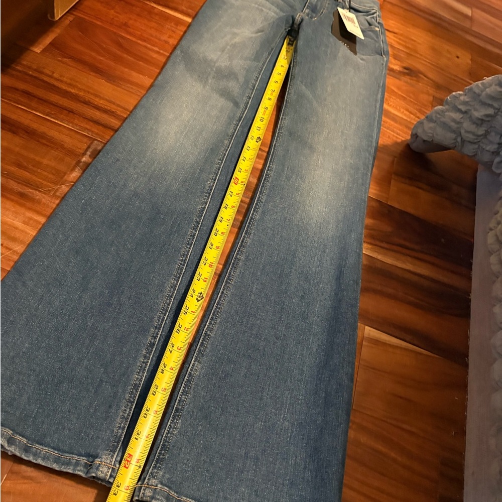 Current/Elliott The Side Street High Rise Flare Jeans Size 24 NWT $188 (0392) - Picture 5 of 10